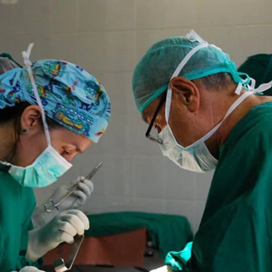 Imagen de archivo de un quirófano Imagen de archivo de un quirófano