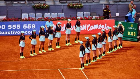 Una palentina en la pol�ca sobre la vestimenta de las recogepelotas femeninas en el Mutua Madrid Open 2023