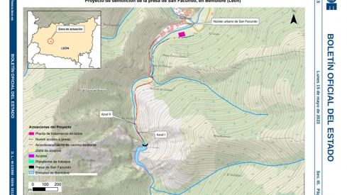 Proyecto de demolición de la presa de San Facundo