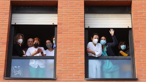 Foto archivo del 'Abrazo al Hospital' del Bierzo
