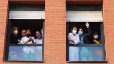 Foto archivo del 'Abrazo al Hospital' del Bierzo