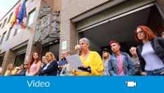 Concentraci�e protesta por la lentitud de la justicia en el caso de Pedro Mu�