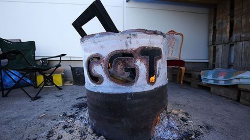 Rueda de prensa del comit�e huelga del servicio de limpieza viaria de Ponferrada