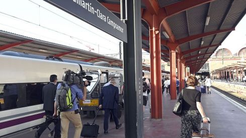 Primer viaje comercial AVE Burgos-Madrid