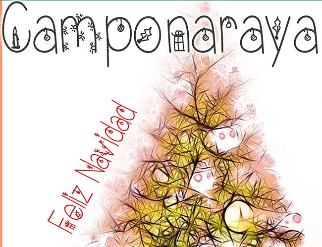 Cartel Camponaraya Navidad 2019