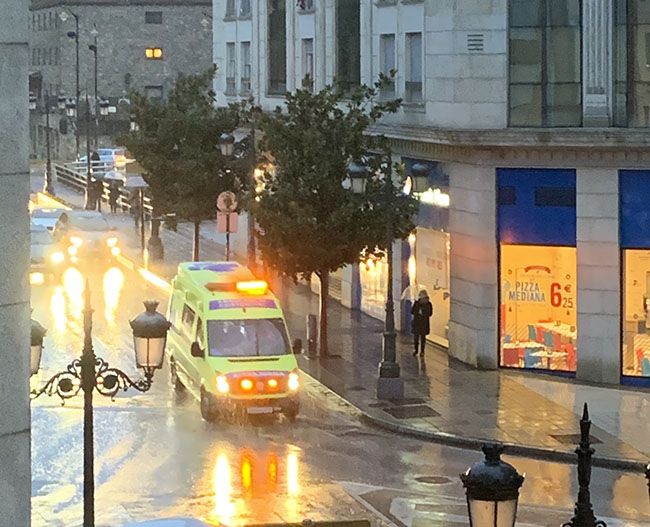 ambulancia lluvia