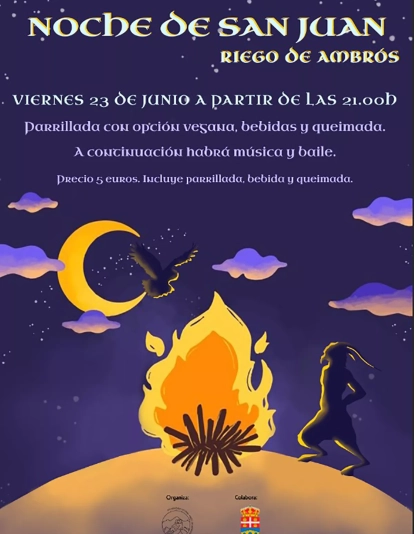 noche san juan riego de ambros