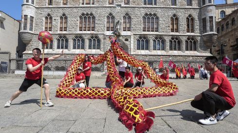 Desfile dragón chino León (3)