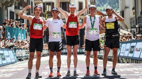 Manuel Merillas en el Marathon de Mont Blanc