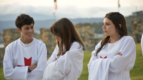 Ordenación de nuevos caballeros de la Noche Templaria Ordenación de nuevos caballeros de la Noche Templaria