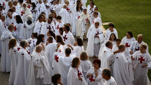 Ordenación de nuevos caballeros de la Noche Templaria Ordenación de nuevos caballeros de la Noche Templaria