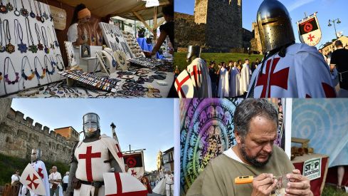 Mercado medieval y desfile caballeros templarios