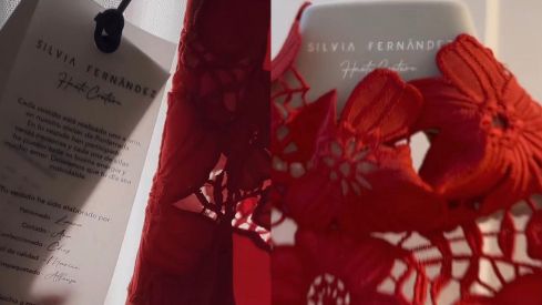 Vestido de la mujer de Abascal, por Silvia Fernández