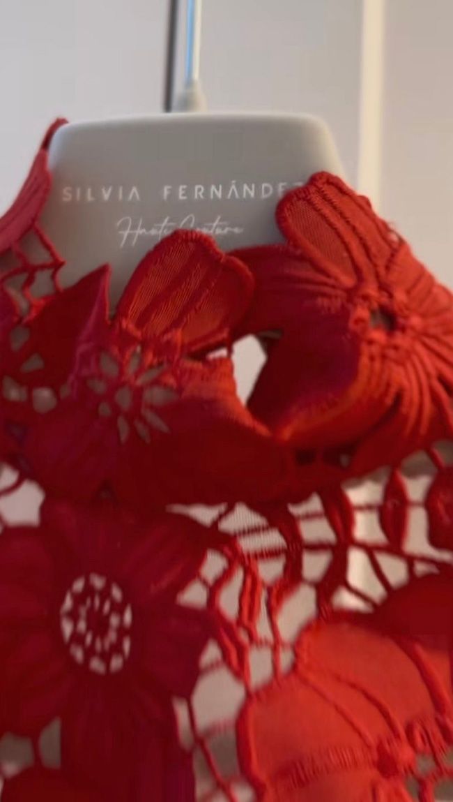 Vestido de la mujer de Abascal, por Silvia Fernández. Vestido de la mujer de Abascal, por Silvia Fernández.