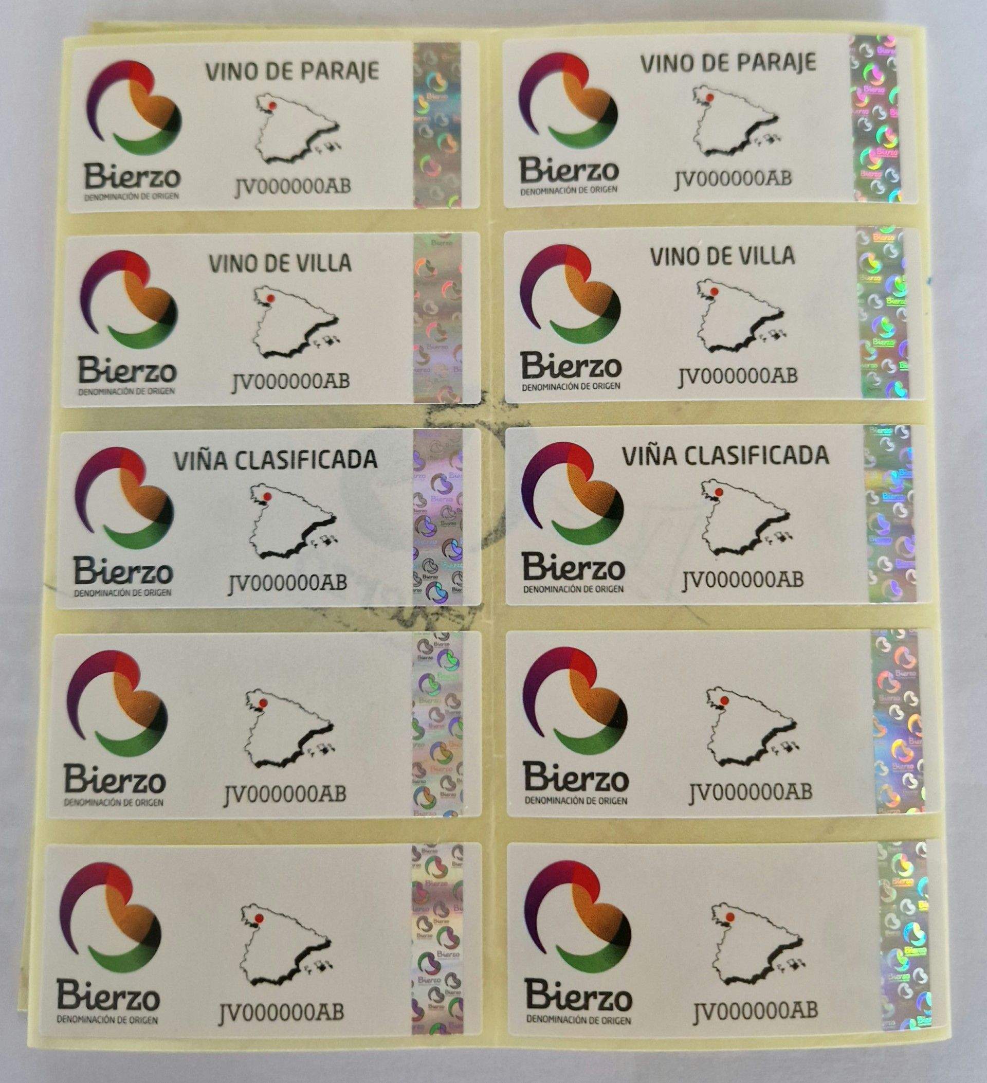 D.O BIERZONUEVOS DISTINTIVOS DE CONTROL