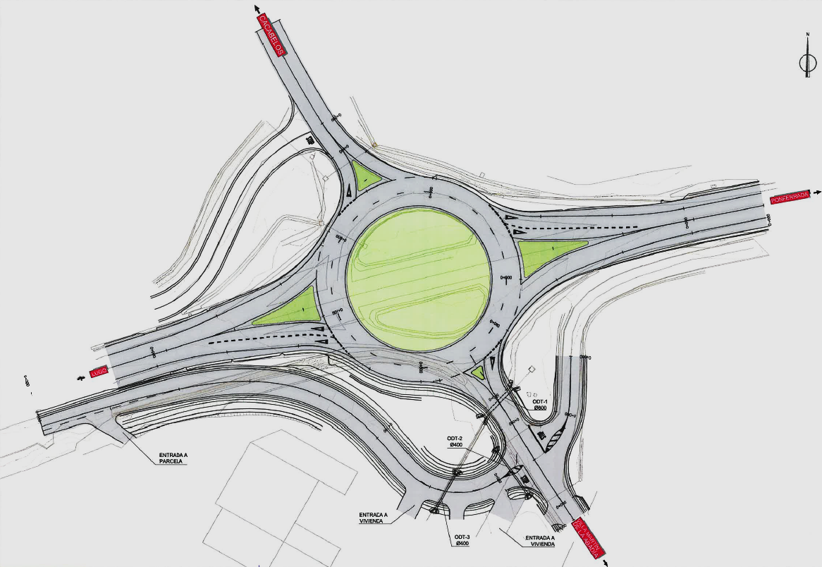  rotonda de la N 6 en Villamartín de la Abadía (3)