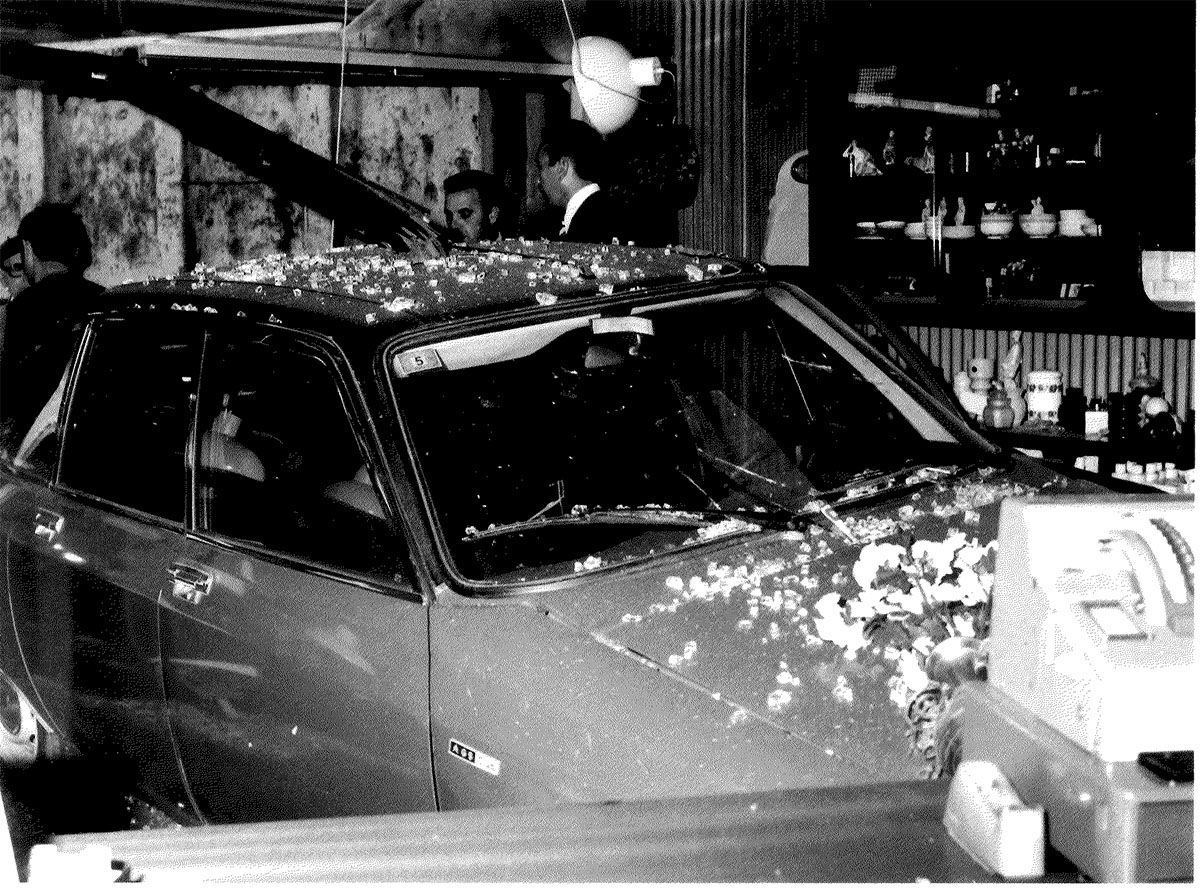 Foto del accidente en la Avenida la Puebla 1974