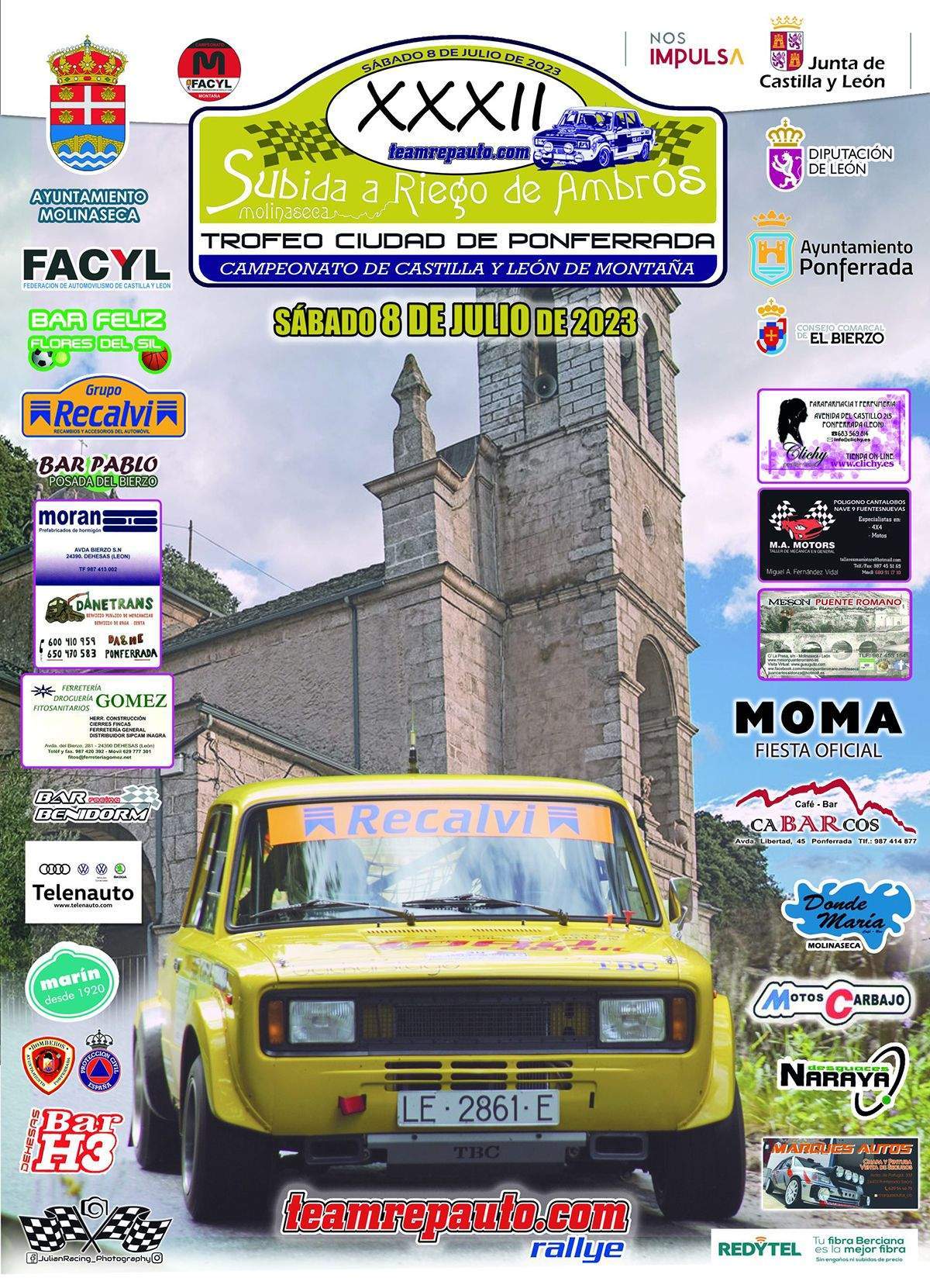 Cartel Subida Riego de Ambrós