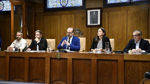 Marco Morala en el pleno celebrado en el Ayuntamiento