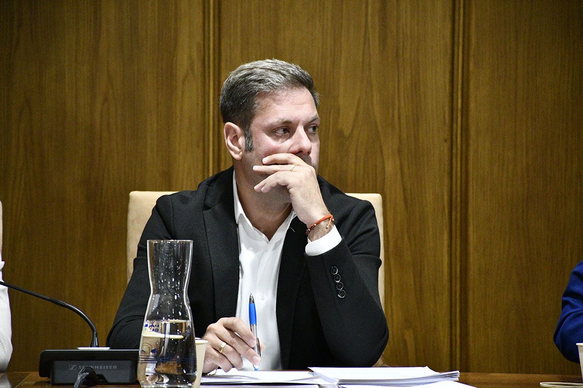 Iván Alonso durante el pleno