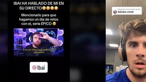 Ibai Llanos, seguidor del  tiktoker berciano Roberto López