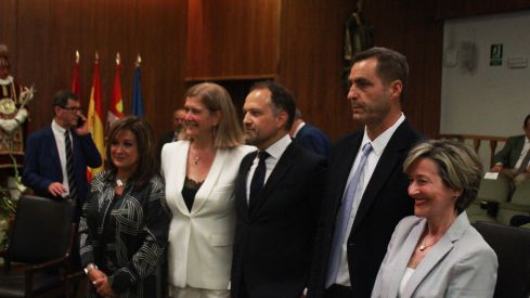 Parte de los concejales del PP en el Ayuntamiento de León