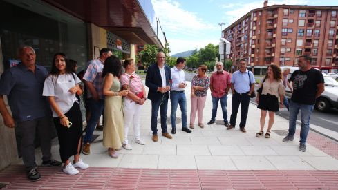  Acto de campaña del PSOE celebrado esta mañana