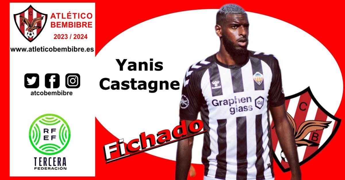 Imagen del anuncio del fichaje de Yanis Castagne