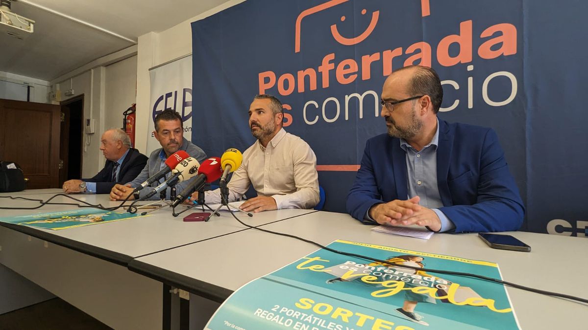 Comparecencia entre Fele y el Ayuntamiento de Ponferrada para potenciar el comercio
