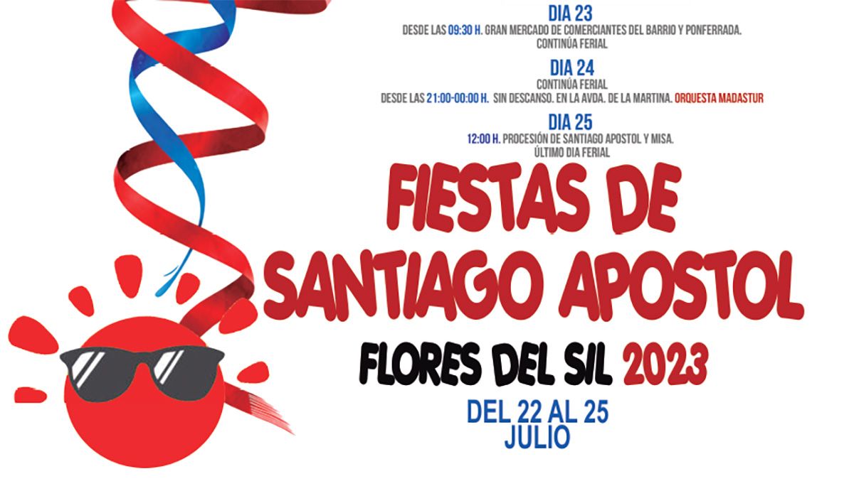 Fiestas de Santiago Apostol en Flores del Sil