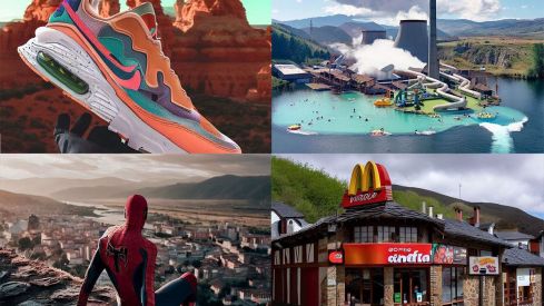 Imágenes de la cuenta @Pon_fake creadas con IA