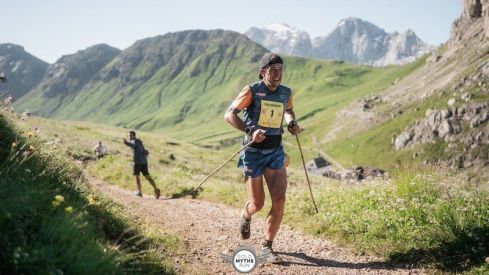 Manuel Merillas en la Dolomyths Run