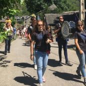 Celebración de las fiestas de Santa Ana en Burbia