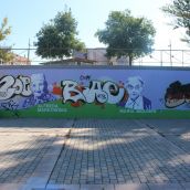 El mural ‘Sin ellas no hay nosotras’ amanece vandalizado por arte urbano 