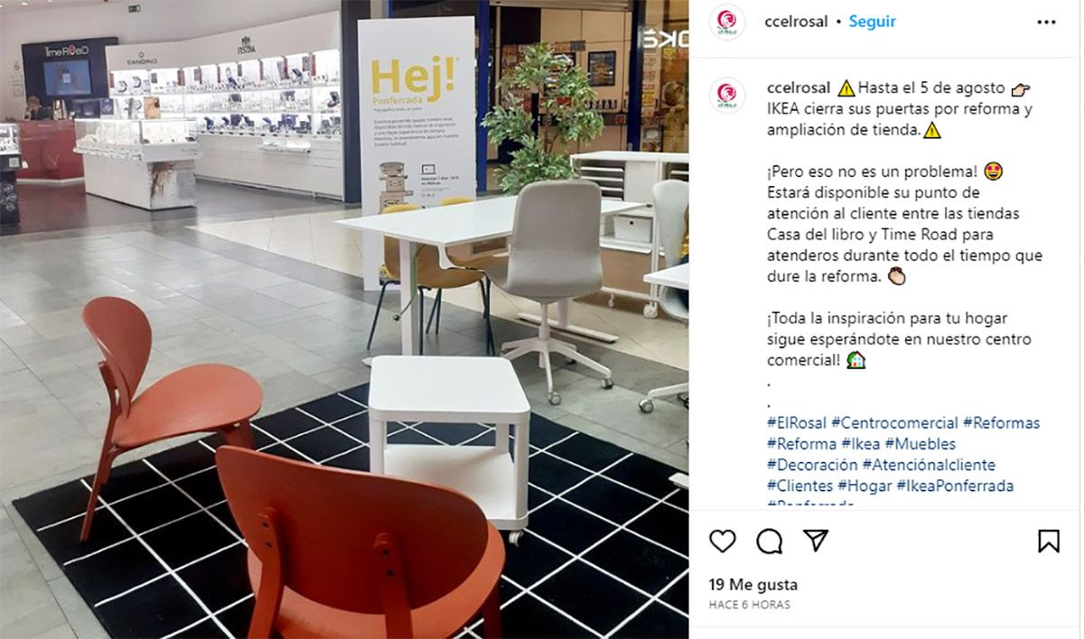 ikea concepto el rosal instagram