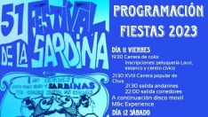 Cartel de las Fiestas de Fuentesnuevas.