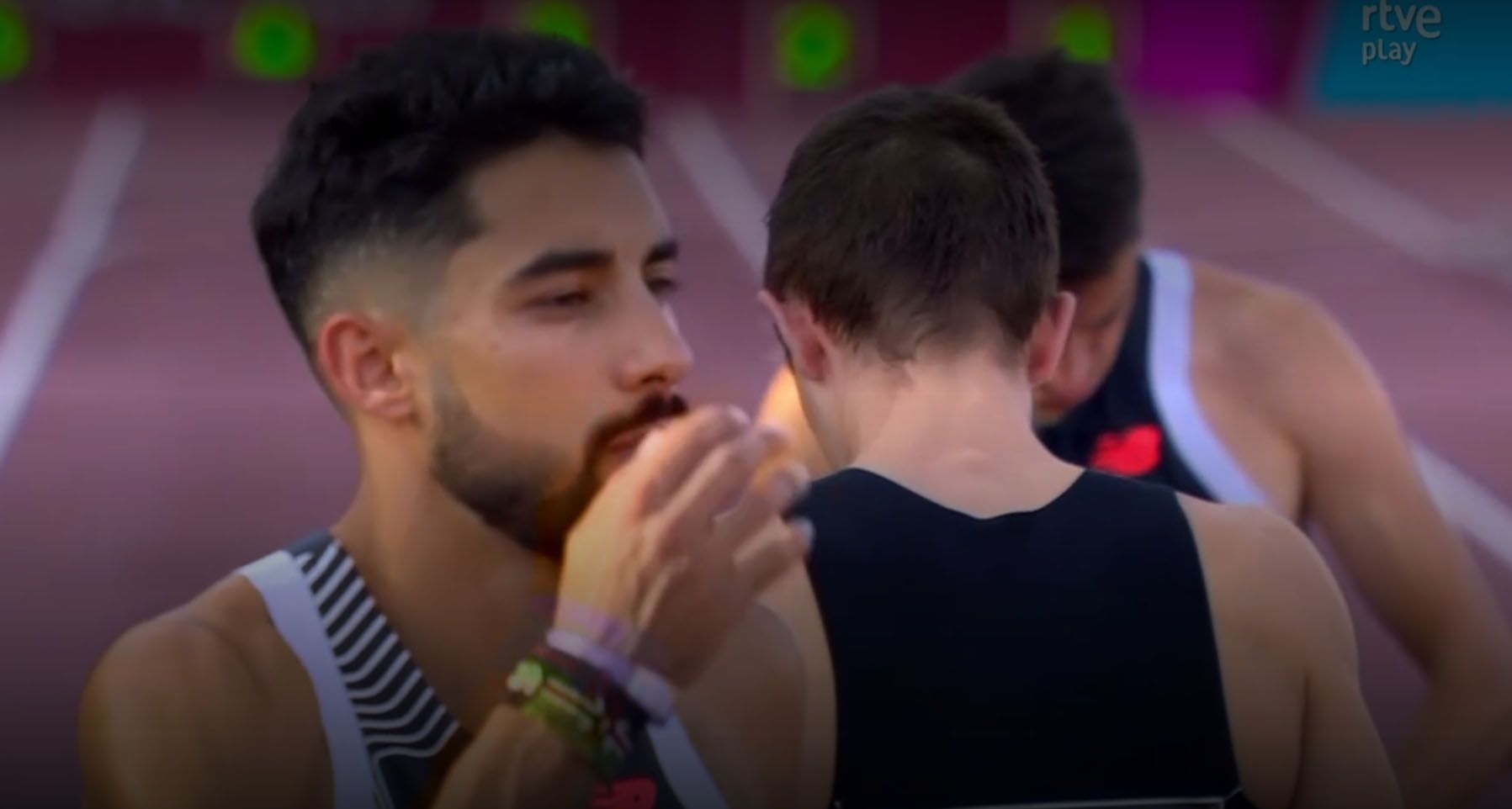 Saul Ordoñez en el campeonato de España de 800m. vv