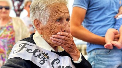 Eugenia Álvarez cumple 100 años