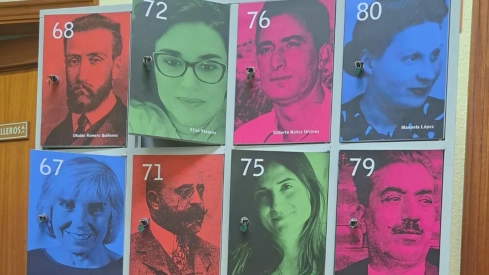 Taquilla dedicada a Elisa Vázquez