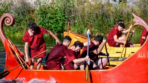  Batalla naval de la Ludus Bergidum de Cacabelos