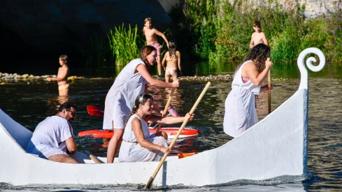  Batalla naval de la Ludus Bergidum de Cacabelos