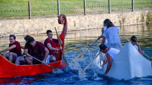 Batalla naval de la Ludus Bergidum de Cacabelos Batalla naval de la Ludus Bergidum de Cacabelos
