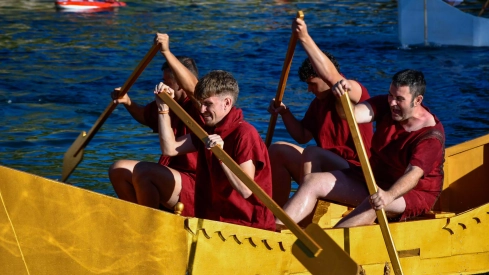  Batalla naval de la Ludus Bergidum de Cacabelos