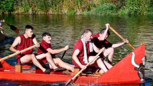 Batalla naval de la Ludus Bergidum de Cacabelos