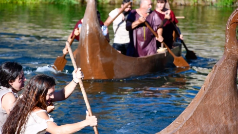 Batalla naval de la Ludus Bergidum de Cacabelos