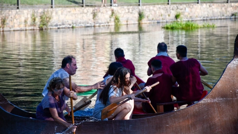 Batalla naval de la Ludus Bergidum de Cacabelos