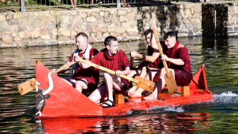 Batalla naval de la Ludus Bergidum de Cacabelos