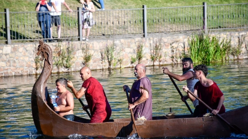Batalla naval de la Ludus Bergidum de Cacabelos