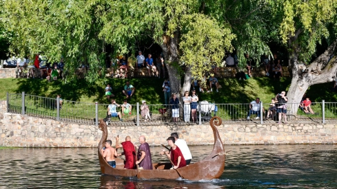 Batalla naval de la Ludus Bergidum de Cacabelos