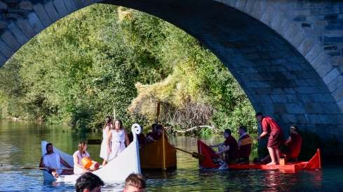 Batalla naval de la Ludus Bergidum de Cacabelos Batalla naval de la Ludus Bergidum de Cacabelos